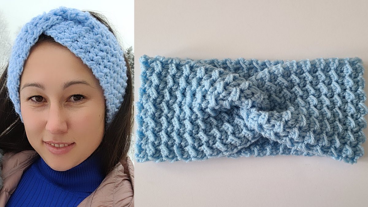 Easy Crochet Twist Headband – Free Pattern