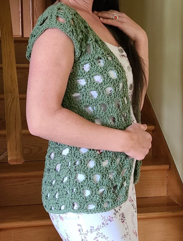 crochet summer lace cardigan 