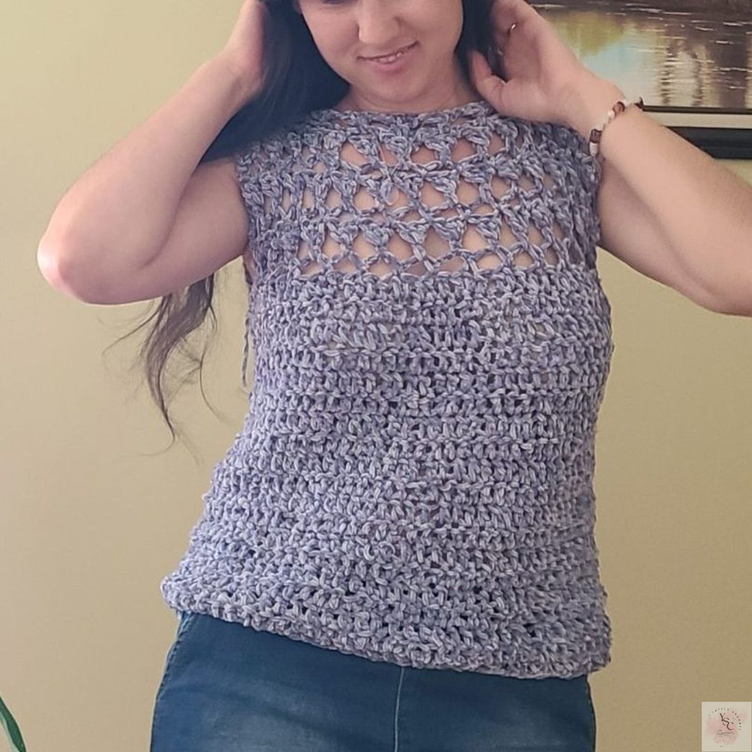 Beautiful Crochet Summer Top – Free Pattern