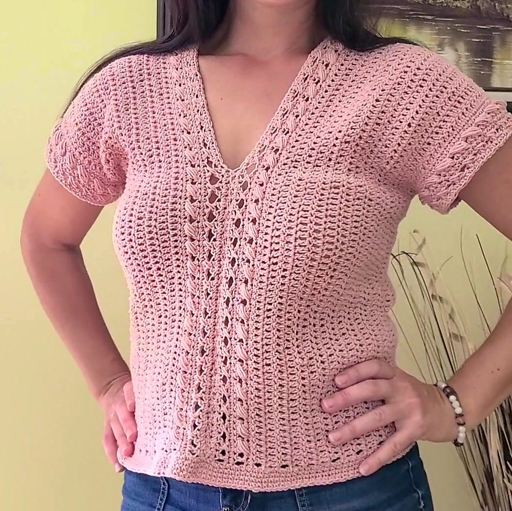 Mystic Crochet Summer Top – Free Pattern & Video Tutorial
