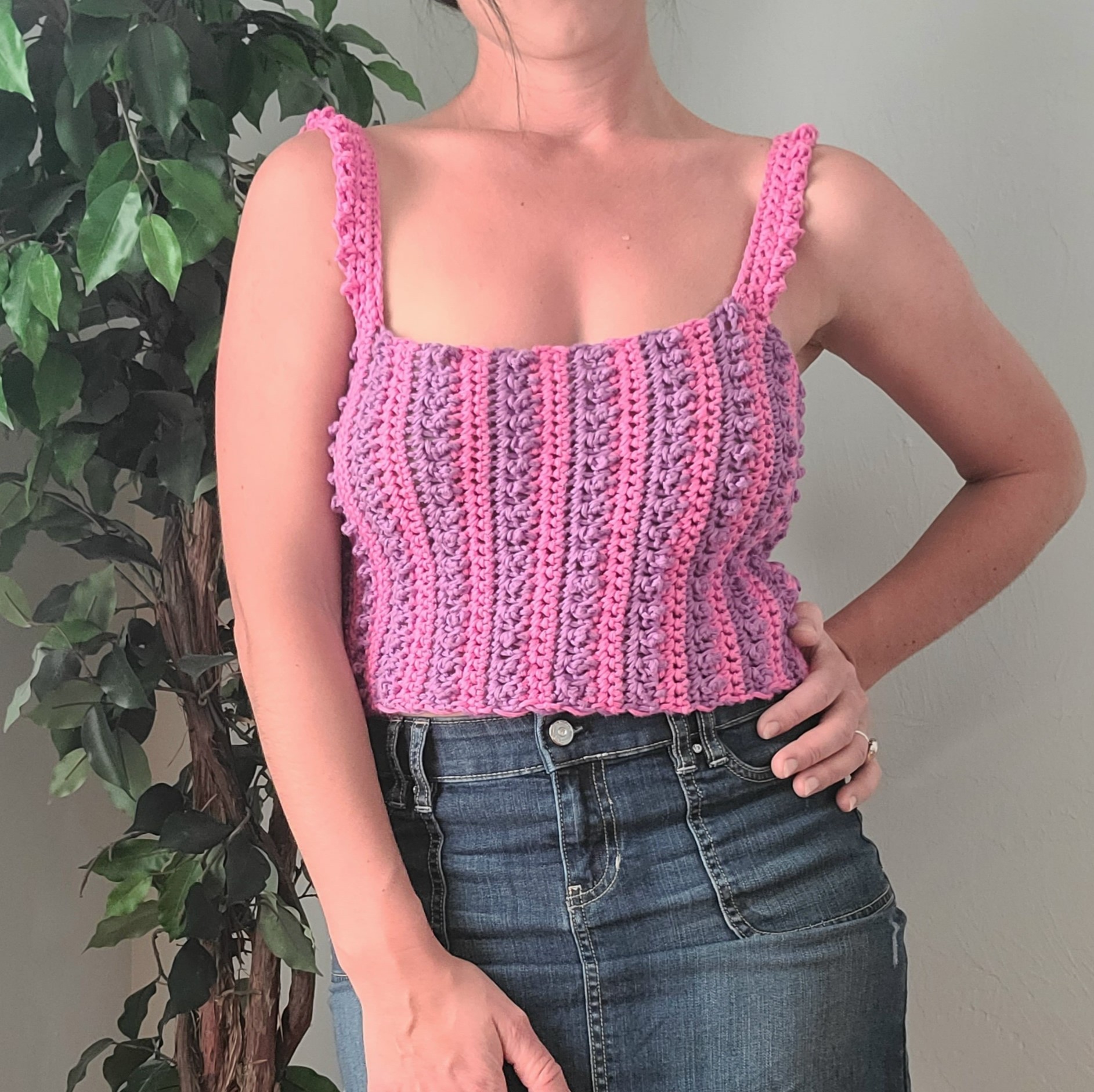 The Pink Crochet Tank Top: Simple, Fun & Fashion Forward