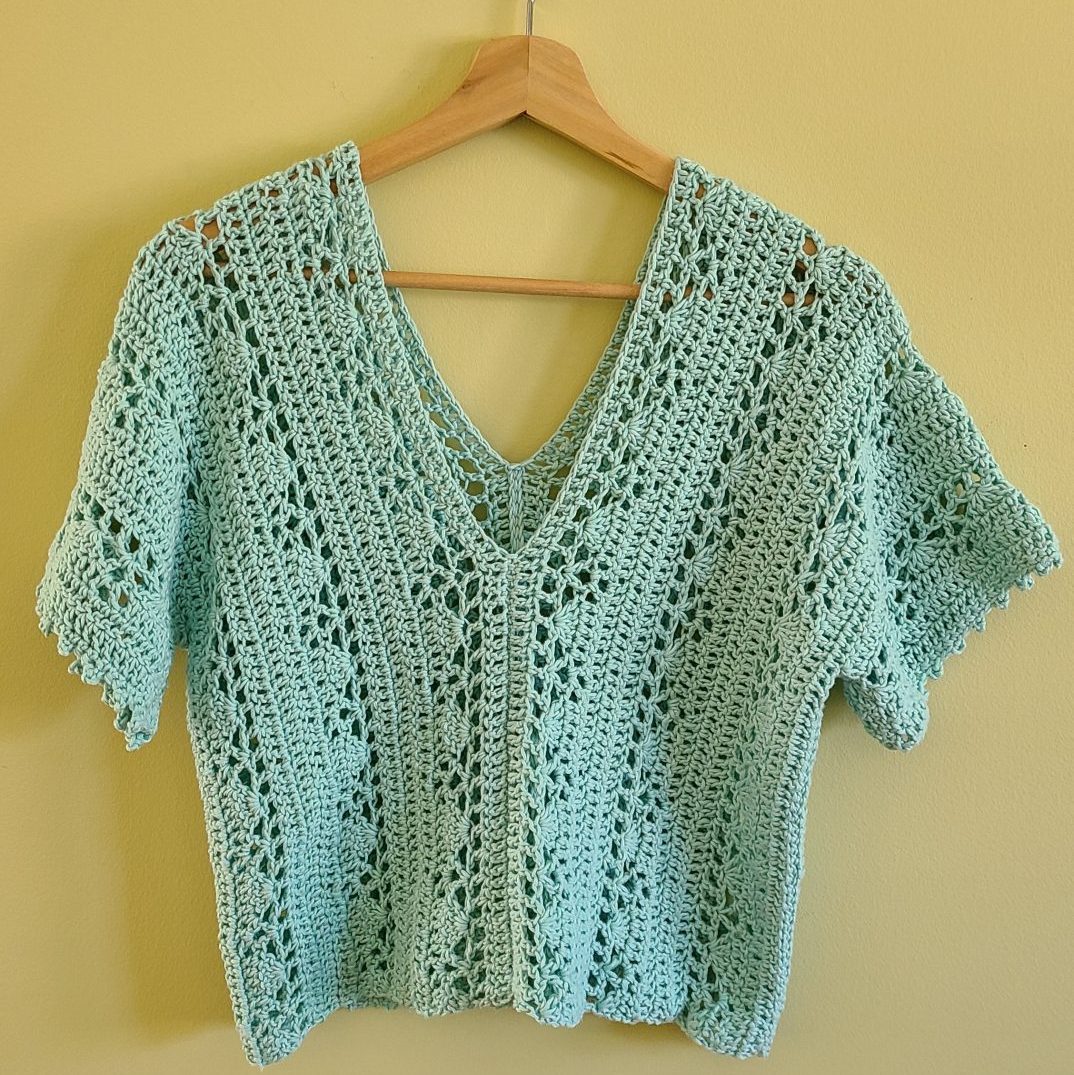 Gina Crochet Lace Top – Free Pattern & Video Tutorial