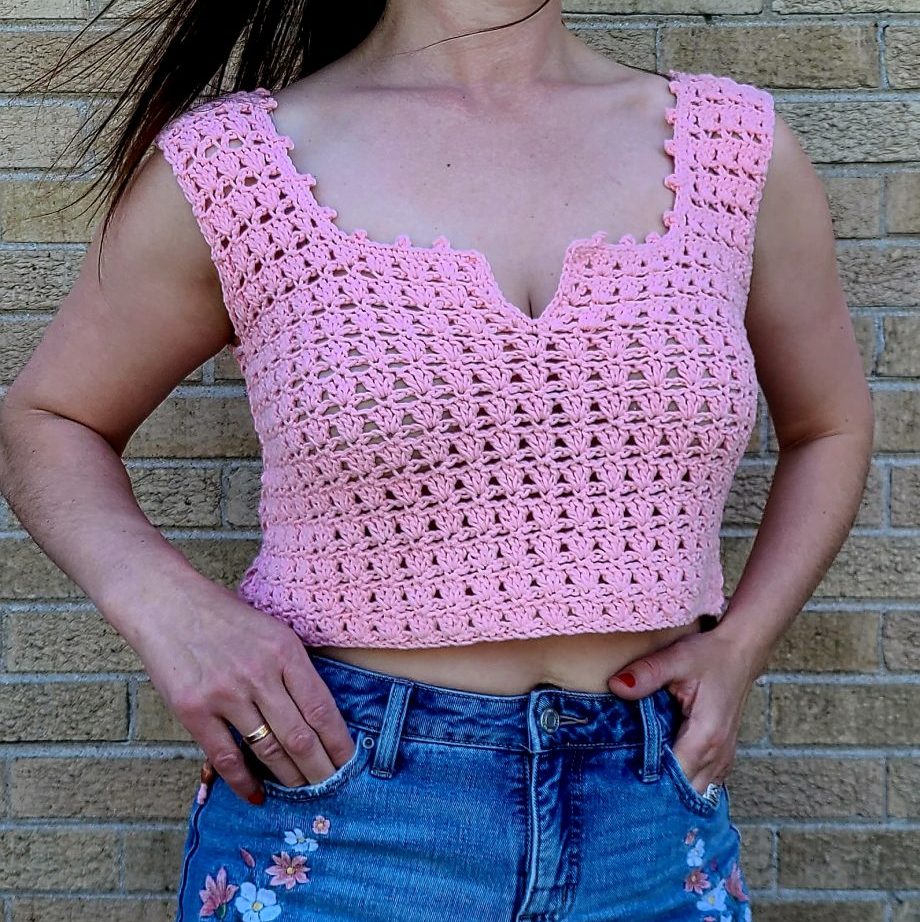 Avenida Crochet Crop Top – Free Pattern