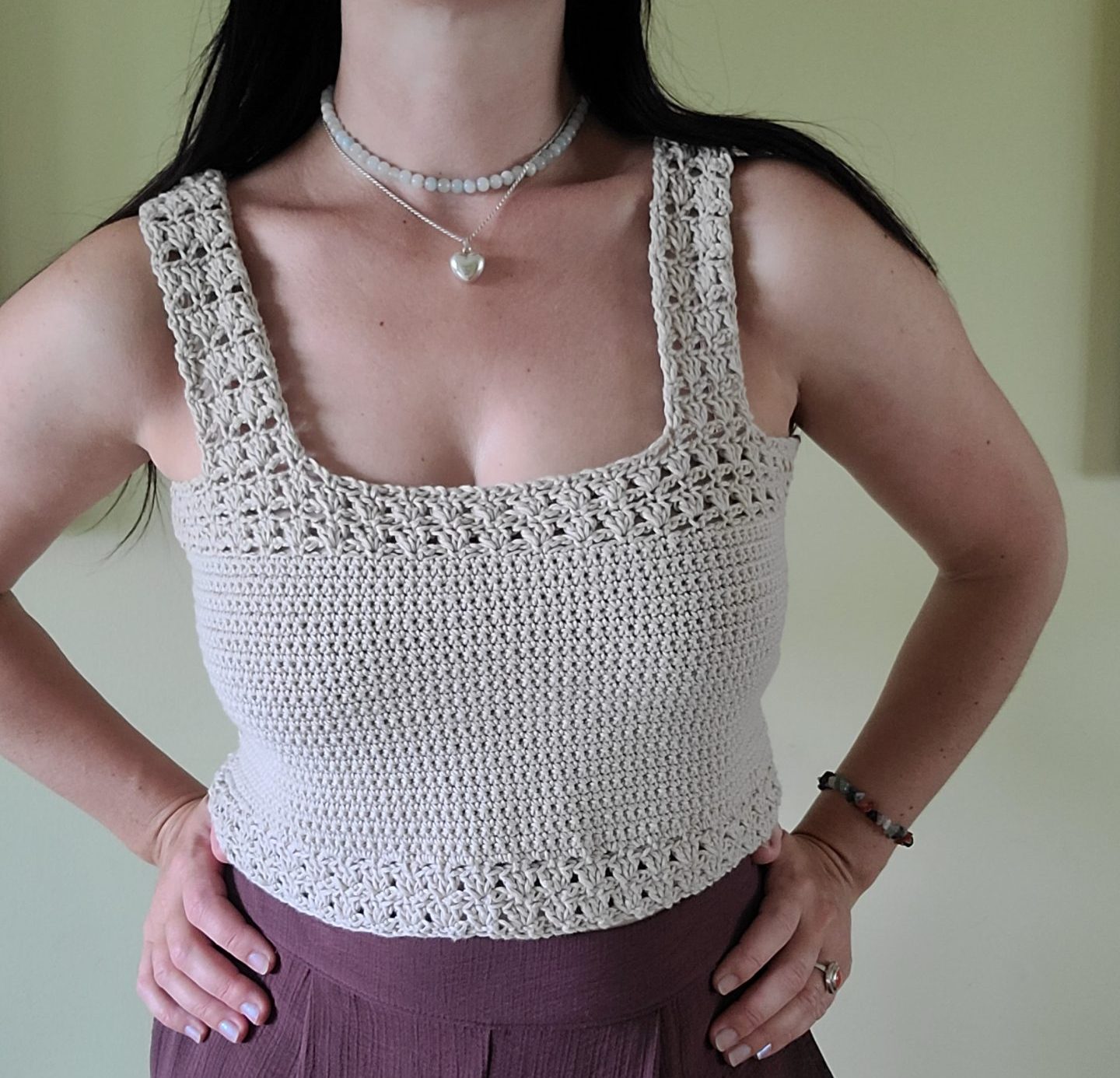 Larisa Crochet Crop Top – Free Pattern
