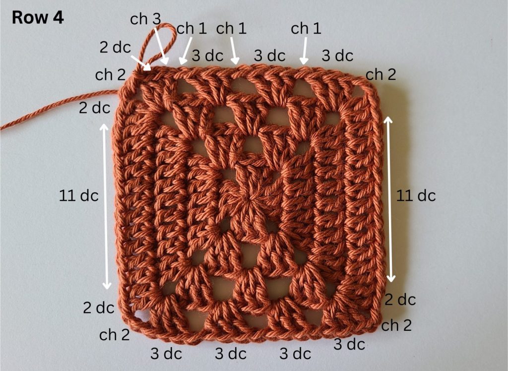 crochet granny square easy pattern