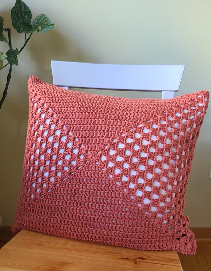 granny square pillow cover free pattern
