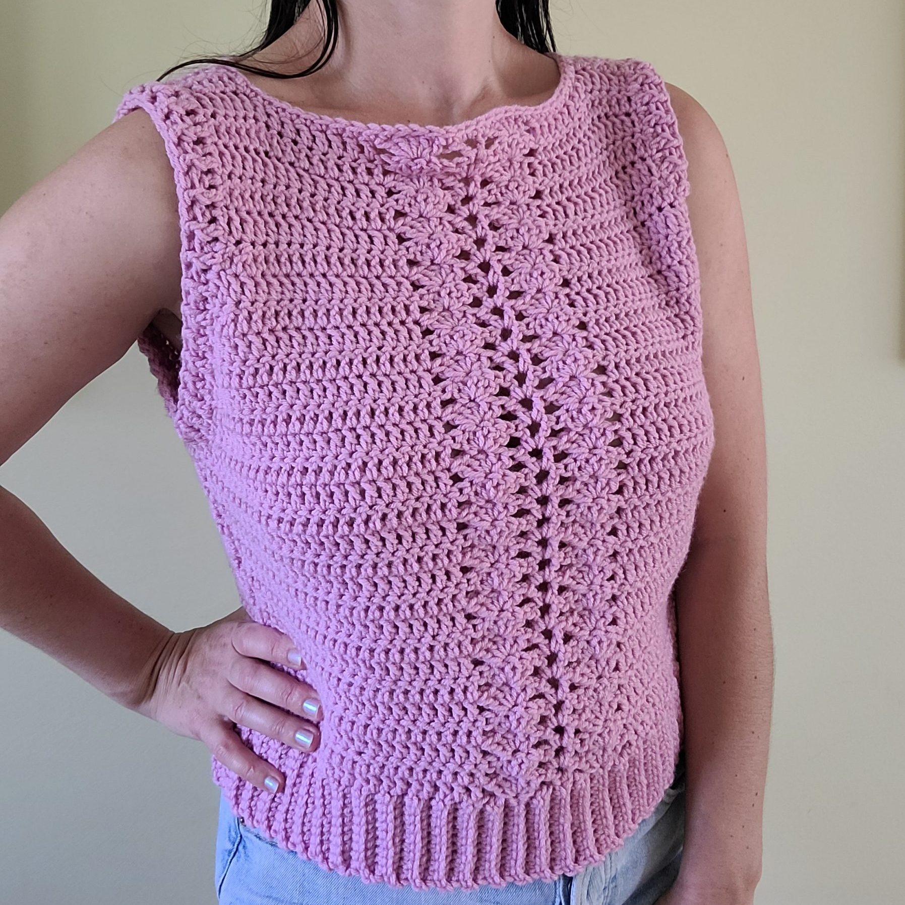 Carina Crochet Vest – Free Pattern & Video Tutorial