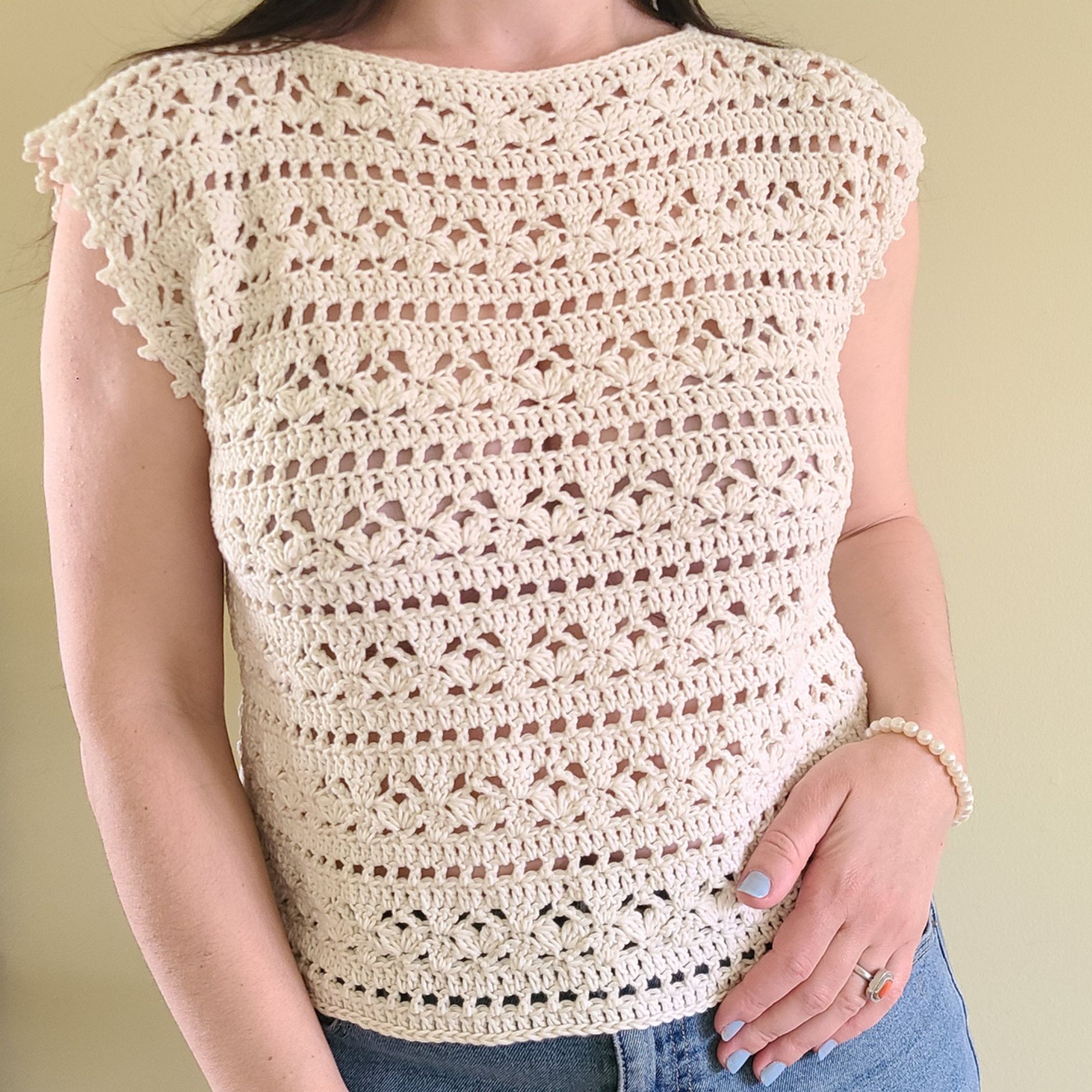 Ira Crochet Top: Free Crochet Top Pattern & Step-by-Step Tutorial