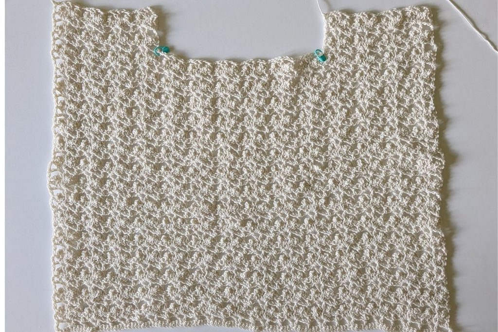 Crocheted front panel for the Zalina Crochet Top